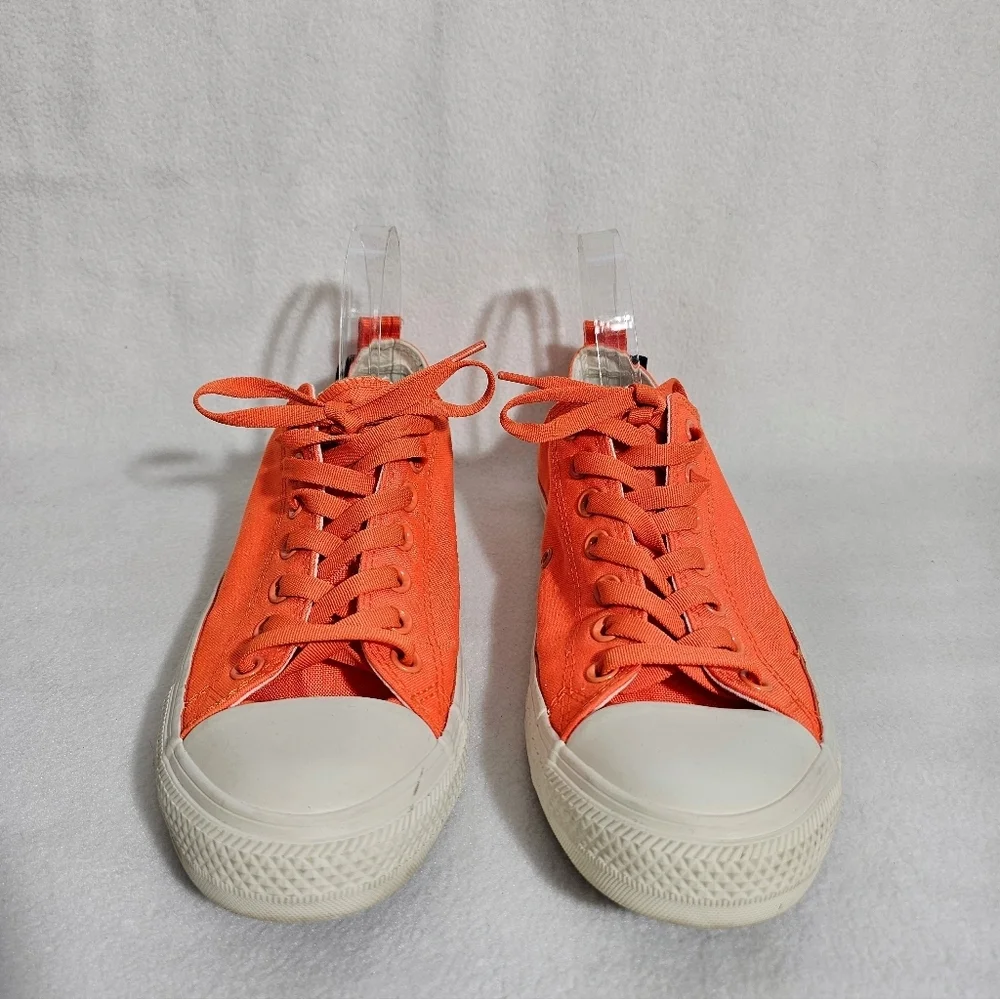 Converse Orange Cordura Low Rise Sneakers